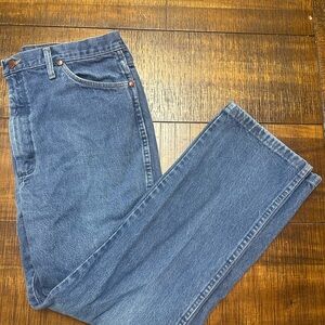 Wrangler Men's Straight Blue Jeans